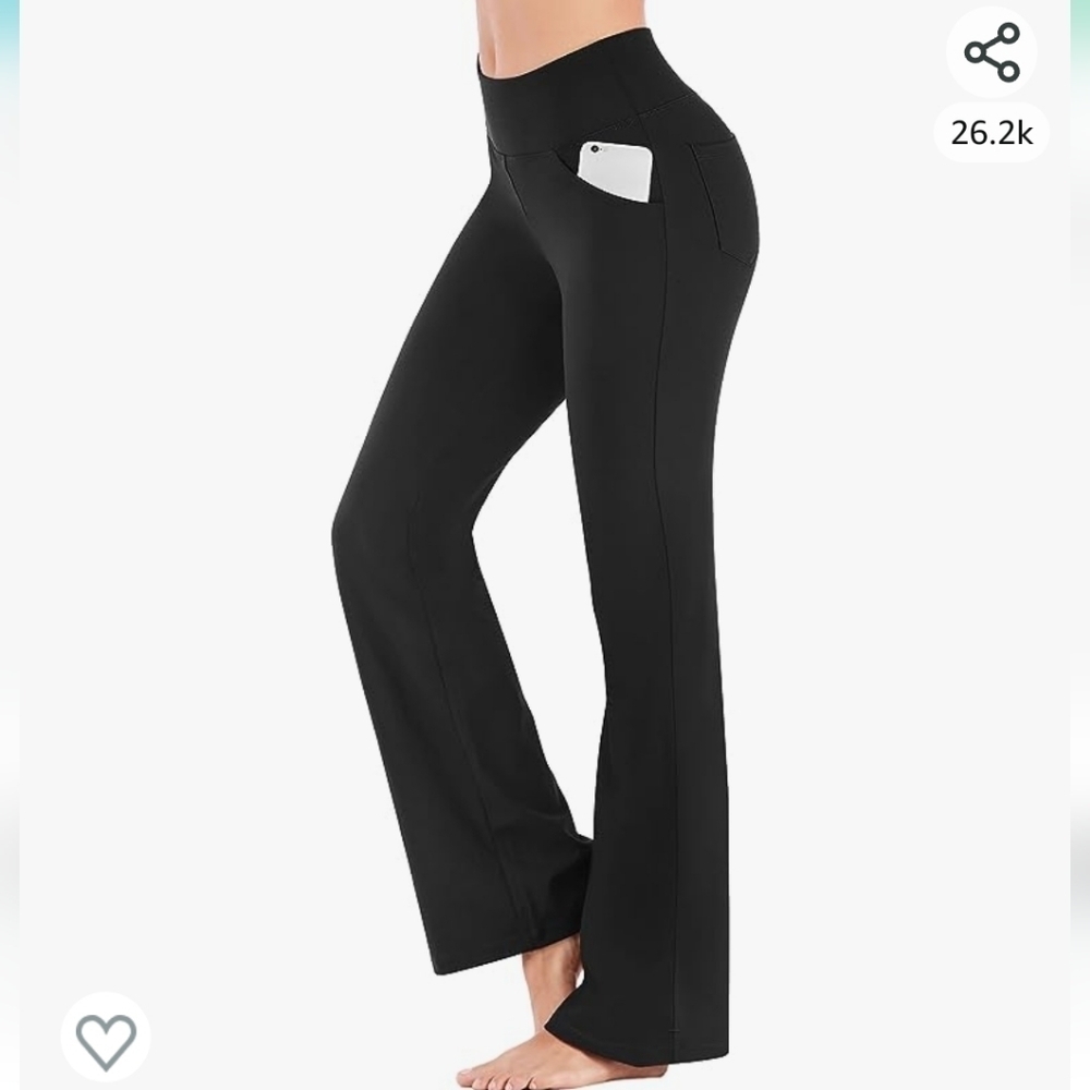 IUGA Bootcut High Waist Yoga Pant Work Pant With Pockets Size 3X - Picture 3 of 16